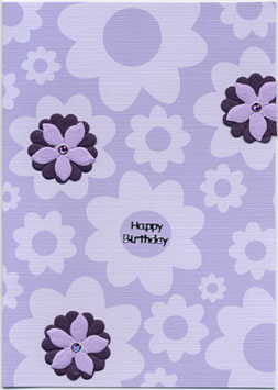 Quick Flower Card