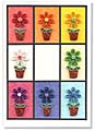 Flower pot quilling card