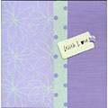 Card Art shapes and papers collage card 2