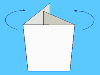 fold under the right hand
              side
