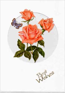 Rose card